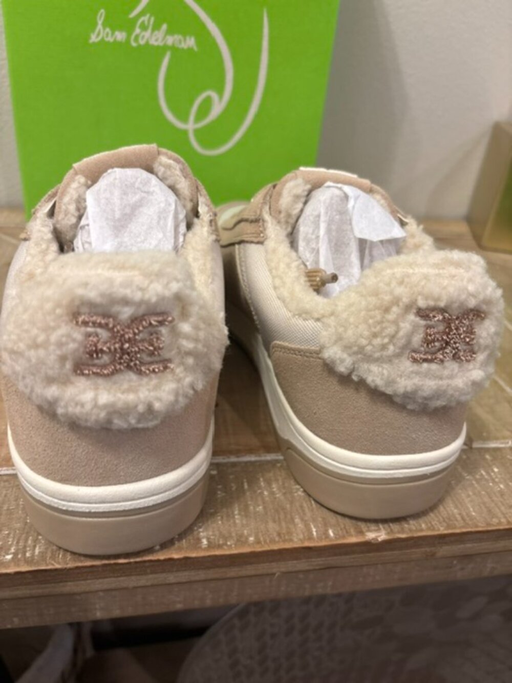 NEW Sam Edelman Harper Cozy Sneakers Women Size 11 - Picture 3 of 6